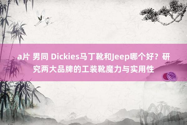 a片 男同 Dickies马丁靴和Jeep哪个好？研究两大品牌的工装靴魔力与实用性