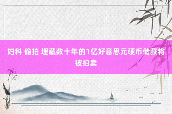 妇科 偷拍 埋藏数十年的1亿好意思元硬币储藏将被拍卖